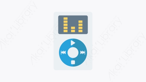 图片素材-073-音乐播放器musicplayer卡通扁平移动和智能设备元素图标