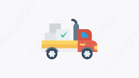 图片素材-078-交货-4delivery扁平卡通交通运输工具图标元素