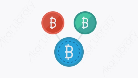 图片素材-081-比特币-17bitcoin扁平卡通比特币区块链和加密货币元素图标