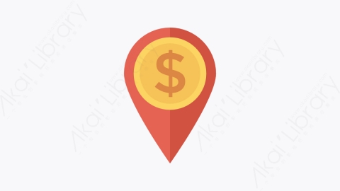 图片素材-086-占位符placeholder扁平卡通银行和商务金融业图标元素