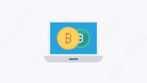 图片素材-087-比特币-11bitcoin扁平卡通比特币区块链和加密货币元素图标