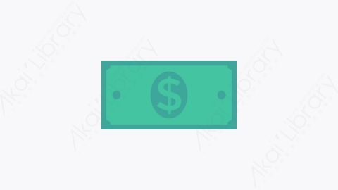 图片素材-089-货币currency扁平卡通银行和商务金融业图标元素