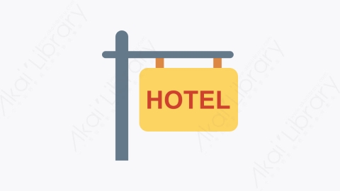 图片素材-089-酒店-8hotel扁平卡通酒店和餐厅元素图标