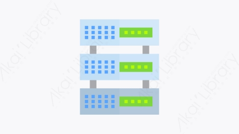 图片素材-092-服务器server扁平卡通办公室供应商元素图标