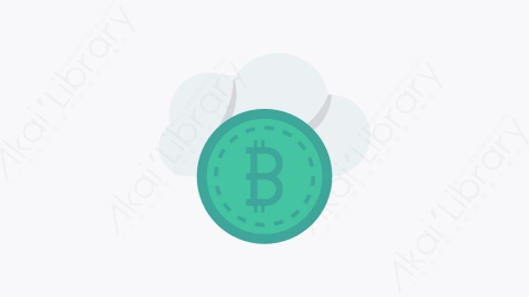 图片素材-093-比特币-5bitcoin扁平卡通比特币区块链和加密货币元素图标