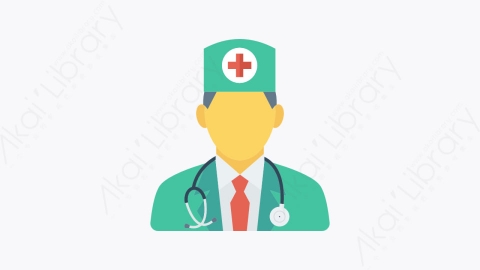 图片素材-097-医生doctor扁平卡通医院医疗与健康图标元素
