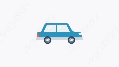 图片素材-098-汽车automobile扁平卡通交通运输工具图标元素