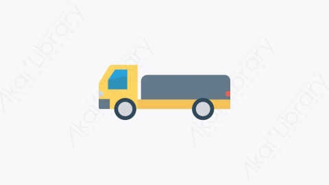 图片素材-099-卡车-7truck扁平卡通交通工具图标元素