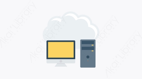图片素材-100-云计算-54cloud-computing扁平卡通网络云计算图标元素