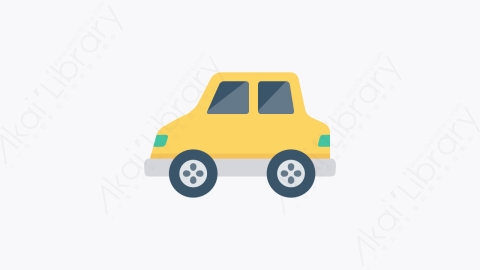 图片素材-101-汽车-3car扁平卡通旅游旅行游记元素图标