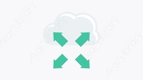 图片素材-103-云计算-51cloud-computing扁平卡通网络云计算图标元素