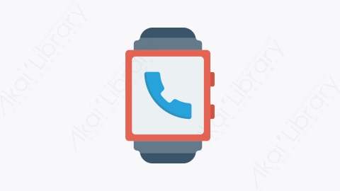 图片素材-106-智能手表-1smartwatch卡通扁平移动和智能设备元素图标