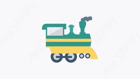 图片素材-116-拖拉机tractor扁平卡通交通工具图标元素