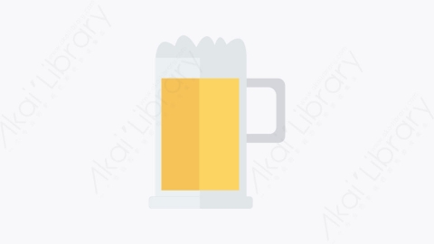 图片素材-123-啤酒beer扁平卡通食物和饮料图标元素