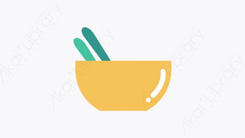 图片素材-131-碗-2bowl扁平卡通食物和饮料图标元素