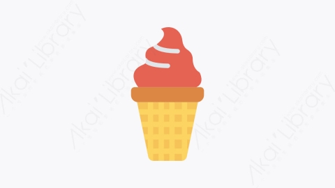 图片素材-135-冰淇淋-7icecream扁平卡通食物餐饮元素图标