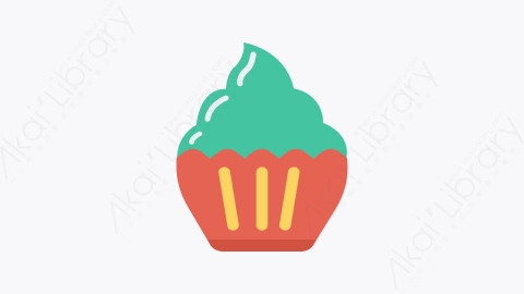 图片素材-141-松饼-2muffin扁平卡通食物餐饮元素图标