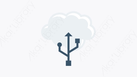 图片素材-155-云计算-5cloud-computing扁平卡通网络云计算图标元素