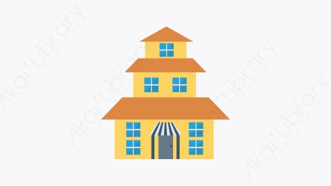图片素材-155-大厦-4mansion扁平卡通城市建筑图标元素