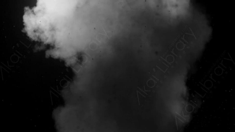 视频素材-Powder_ExplodeUp_White_02爆炸粉尘