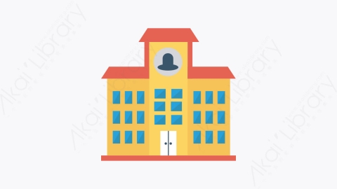 图片素材-179-酒店hotel扁平卡通城市建筑图标元素