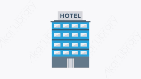 图片素材-286-酒店-2hotel扁平卡通酒店和餐厅元素图标