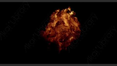 视频素材-4k-Combust18-Explode-prores-slomo爆炸火焰