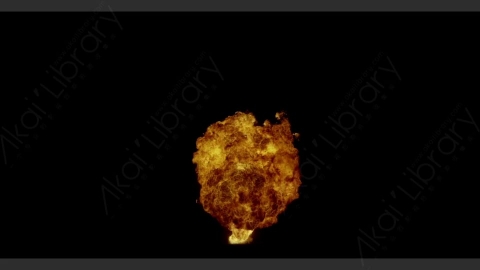 视频素材-4k-Combust35-Explode-prores-slomo爆炸火焰