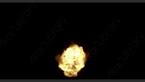 视频素材-4k-Combust4-Explode-prores爆炸火焰