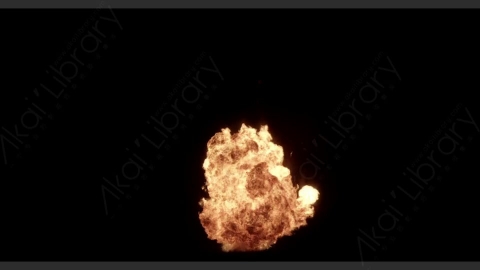 视频素材-4k-Combust5-Explode-prores爆炸火焰