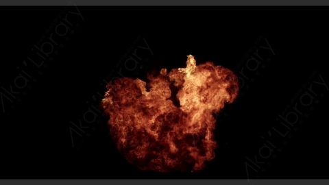 视频素材-4k-Combust8-Explode-prores爆炸火焰