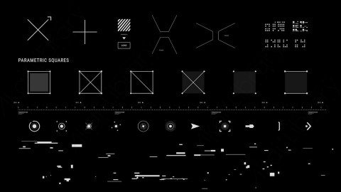 AE模板-Additional Elements_HUD科技方形界面元素.zip