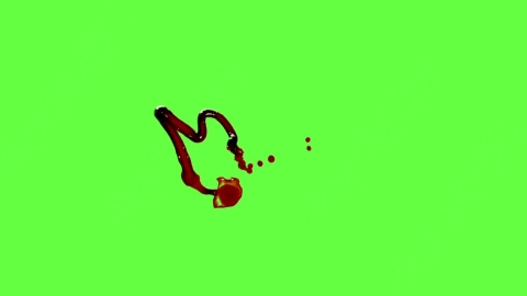视频素材-血液滴落Blood_Drops_60fps_14