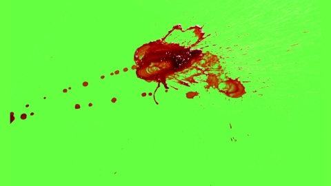 视频素材-血液洒落Blood_Splat_120fps_01