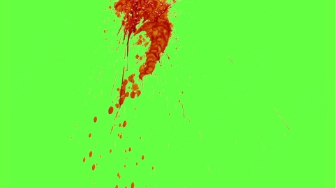 视频素材-血液洒落Blood_Splat_120fps_12