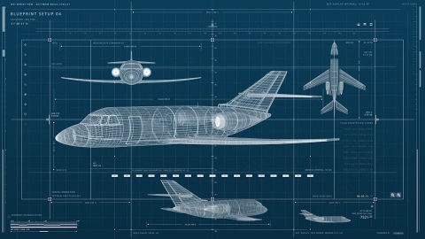 AE模板-BluePrints_04飞机客机分析扫描HUD科技界面.zip