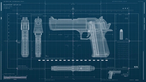 AE模板-BluePrints_05手枪武器分析扫描HUD科技界面.zip