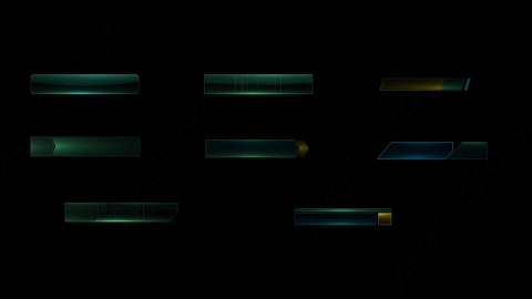 AE模板-Button_Group_2_HUD科技方形界面元素.zip