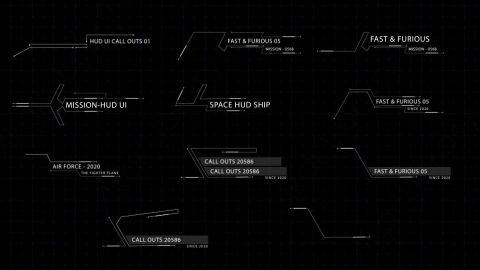 AE模板-Call Outs 01_HUD科技文字呼出信息界面元素.zip