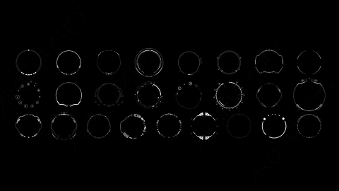 AE模板-Circle_Group_1_HUD科技圆形界面元素.zip