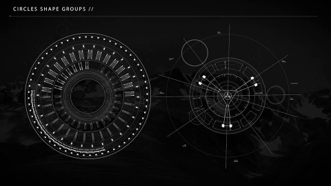 AE模板-Circles Shape Groups 04_HUD科技圆形界面元素.zip