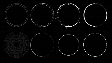 AE模板-Circles_HUD科技圆形界面元素.zip