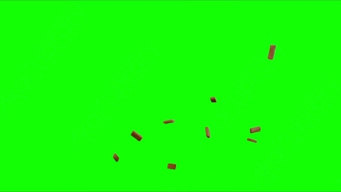 视频素材-砖块落地Debris_Bricks_Middle_03