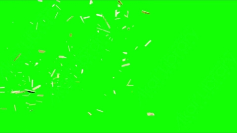 视频素材-木头木板破碎落地Debris_Wood_Side_03