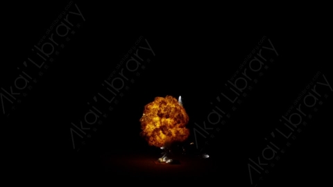 视频素材-爆炸火焰Explosion_Air_Sparks_120fps_01
