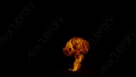 视频素材-爆炸火焰Explosion_Air_Sparks_120fps_03