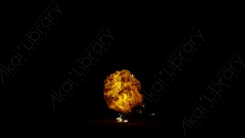 视频素材-爆炸火焰Explosion_Air_Sparks_60fps_01