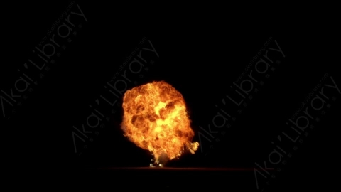 视频素材-爆炸火焰Explosion_Air_Sparks_60fps_03