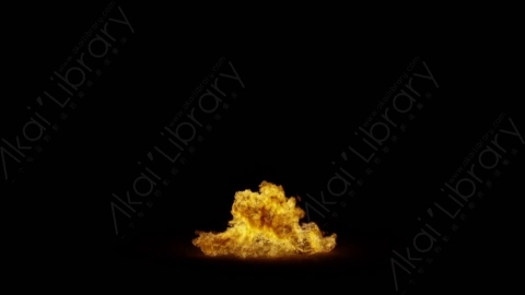 视频素材-爆炸火焰Explosion_Ground_120fps_03