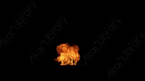 视频素材-爆炸火焰Explosion_Ground_60fps_07